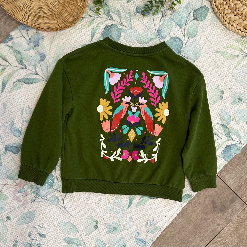 Rare Latino Heritage Month Girls Pullover Crewneck Classic Sweatshirt Size XS